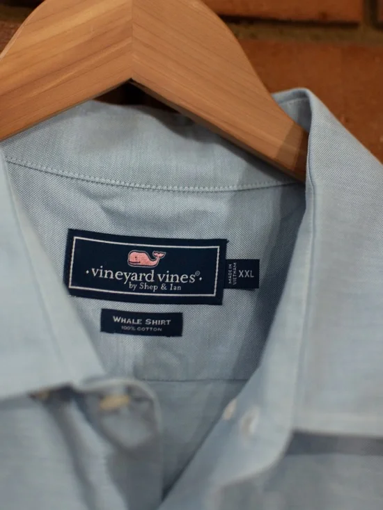 Vineyard Vines Light Blue Button-Down Oxford Shirt - Picture 3 of 3